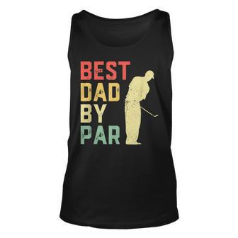 Fathers Day Best Dad By Par Golf Lover Tank Top | Mazezy