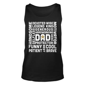 Fathers Day For Dads Worlds Greatest Dad Proud Father Unisex Tank Top | Mazezy