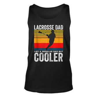 Fathers Day | Lacrosse Dad Like A Regular Dad But Cooler Unisex Tank Top - Thegiftio UK