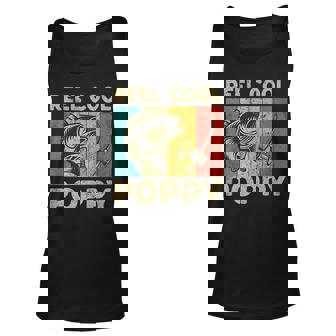 Fathers Day Present Funny Fishing Reel Cool Poppy Unisex Tank Top - Thegiftio