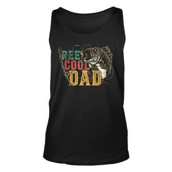 Fathers Day Reel Cool Dad Fishing Lover Fisherman Daddy Papa Gift For Mens Unisex Tank Top - Thegiftio UK