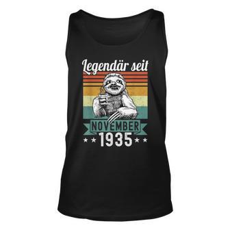 Faultier Legendär Seit November 1935 Geburtstag Tank Top - Seseable