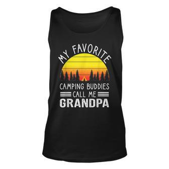My Favorite Camping Buddies Call Me Grandpa Camping Grandpa Tank Top | Mazezy