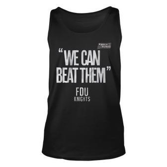 Fdu Knight We Can Beat Them 2023 Men’S Basketball March Madness Tank Top | Mazezy