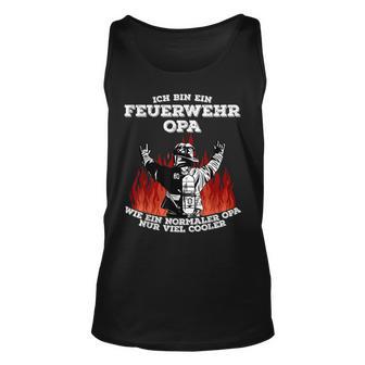 Feuerwehr Opa Cooler Opa Feuerwehrmann Tank Top - Seseable