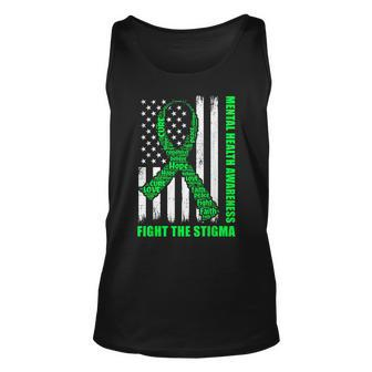 Fight The Stigma Mental Health Awareness Support Squad Unisex Tank Top | Mazezy