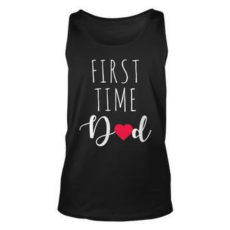 First Time Dad Anniversary Best 1St Daddy Gift Fathers Day Unisex Tank Top | Mazezy