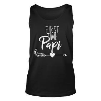 First Time Papi Dad Gift Fathers Day 2019 Shirt Unisex Tank Top | Mazezy