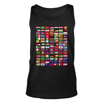 Flaggen Der Welt Spruch Geschenk Reisen Weltreise Geschenkid Tank Top - Seseable