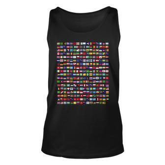 Flags Of The Countries Of The World 287 Flag International Unisex Tank Top | Mazezy