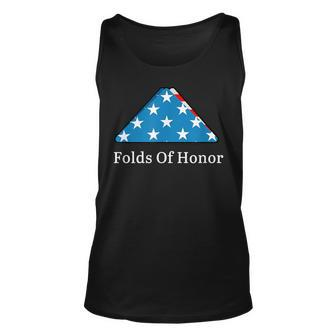 Folds Of Honor Fallen Military First Responders Patriotic Unisex Tank Top - Seseable