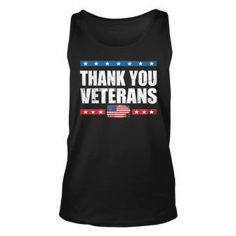  For Veterans Thank You Veterans Veterans Day Unisex Tank Top - Seseable
