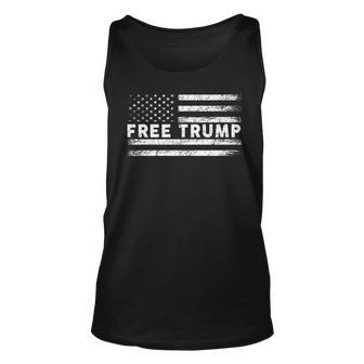 Free Donald Trump Republican Support Pro Trump American Flag Tank Top | Mazezy