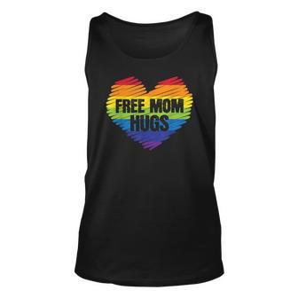 Free Mom Hugs Proud Mother Heart Love Gay Cute Rainbow Gift Men Women Tank Top Graphic Print Unisex - Thegiftio UK