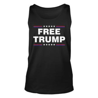 Free Trump 2024 Prison Maga Unisex Tank Top | Mazezy