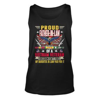 Freedom Isnt Free -Proud Father-In-Law Of A Vietnam Veteran Unisex Tank Top - Seseable