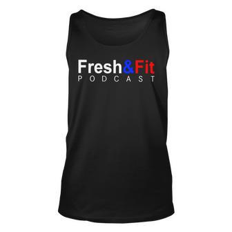 Fresh And Fit Podcast Unisex Tank Top | Mazezy