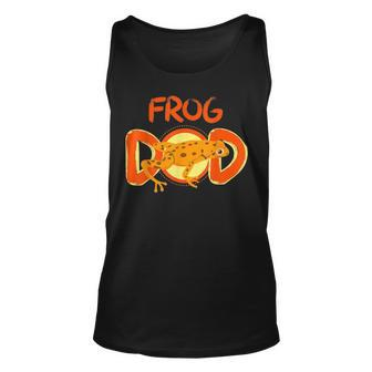 Frog Dad Outfit Costume Daddy Fathers Day Gift Toad Frog Unisex Tank Top - Seseable