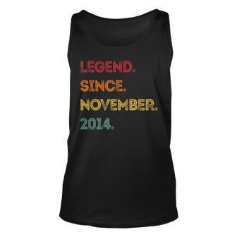 Fun Legend Since November 2014 6 Geburtstag Geschenk 6 Jahre Tank Top - Seseable