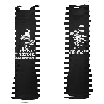 Funny 0 Mexican With Sombrero For Cinco De Mayo Costume Unisex Tank Top | Mazezy