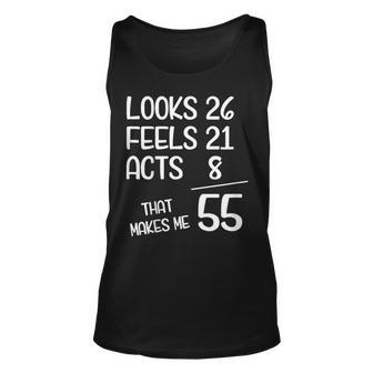 Funny 55 Year Old 55Th Birthday Born In 1968 Unisex Tank Top - Seseable