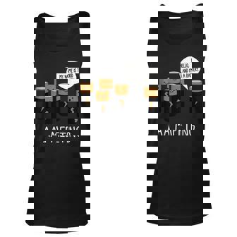 Funny Aa Meeting Hi My Name Is Todd And Im A Battery Unisex Tank Top | Mazezy