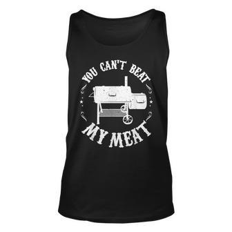 Funny Bbq Pit Reverse Flow Smoker Accessory Dad Grill Gift Unisex Tank Top | Mazezy