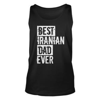 Funny Best Iranian Dad Ever Fathers Day Love Unisex Tank Top | Mazezy