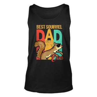Funny Best Squirrel Dad Ever Squirrel Daddy Gift For Mens Unisex Tank Top | Mazezy