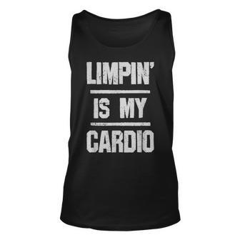 Funny Broken Ankle Bone Limping Is My Cardio Unisex Tank Top - Seseable