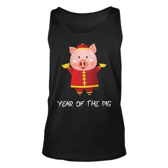 Funny Chinese New Year Of The Pig 2019 Birthday Gift Unisex Tank Top | Mazezy