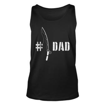 Funny Fisherman 1 Dad Fishing Daddy Fathers Day Shirt Unisex Tank Top | Mazezy
