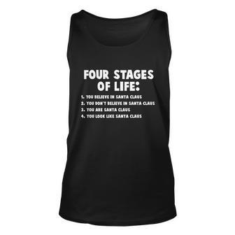 Funny Four Stages Of Life Unisex Tank Top - Thegiftio UK