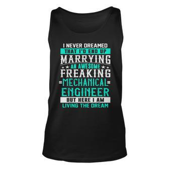 Funny Freaking Awesome Mechanical Engineer Him Her Couples Unisex Tank Top | Mazezy UK