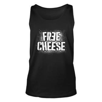 Funny Free Cheese V2 Unisex Tank Top - Monsterry AU