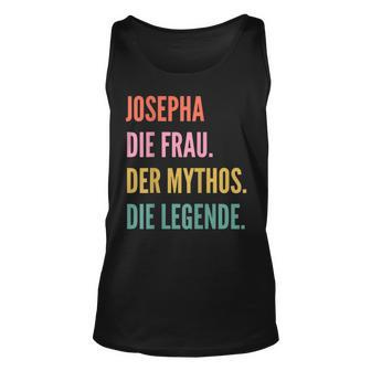 Funny German First Name Design - Josepha  Unisex Tank Top - Seseable
