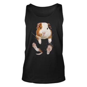 Funny Guinea Pig In Your Pocket Unisex Tank Top - Seseable