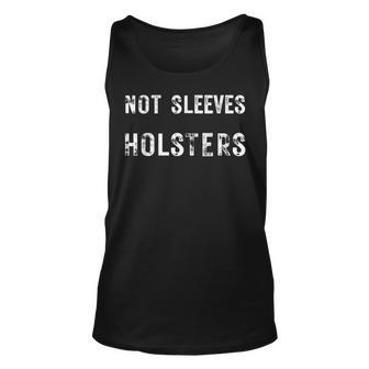 Funny Gun Show Not Sleeves Holsters Gym Bodybuilder Unisex Tank Top | Mazezy
