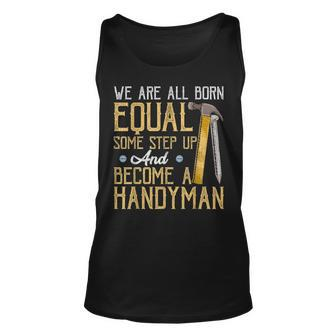Funny Handyman Dad Fathers Day Gift Unisex Tank Top - Seseable
