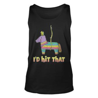 Funny Id Hit That Pinata Cinco De Mayo Holiday Unisex Tank Top | Mazezy