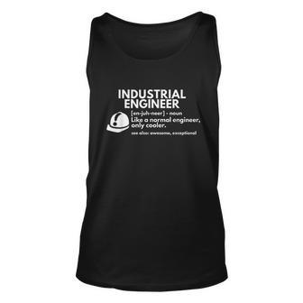Funny Industrial Engineer Definition Engineering Gift Men Women Tank Top Graphic Print Unisex - Thegiftio UK