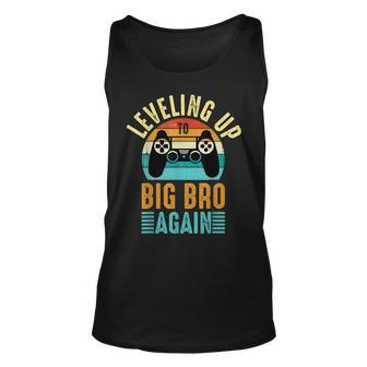 Funny Leveling Up To Big Bro Again Vintage Big Brother Again Unisex Tank Top - Thegiftio UK