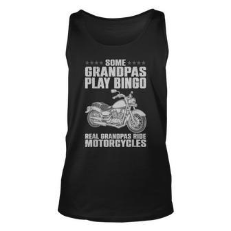 Funny Motorcycle For Grandpa Dad Motorcycle Lovers Riders Unisex Tank Top - Seseable