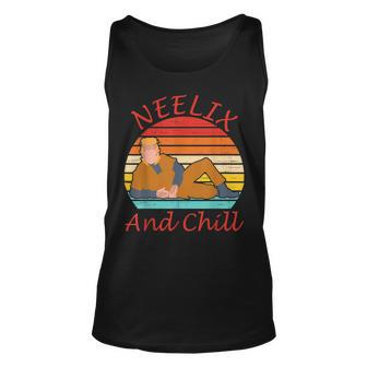 Funny Neelix And Chill Retro Vintage Apparel Unisex Tank Top | Mazezy