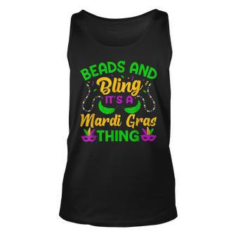 Funny New Orleans Beads And Bling Its A Mardi Gras Thing Unisex Tank Top - Seseable