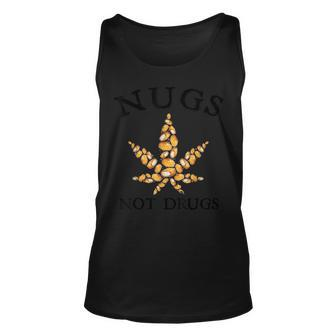 Funny Nugs Not Drugs Delicious Chicken Nugget Bucket Unisex Tank Top - Seseable