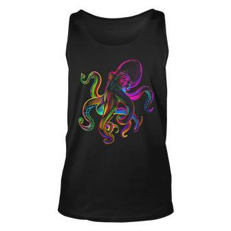 Funny Octopus Sea Monster Krakens Jellyfishes Sea Animals Unisex Tank Top | Mazezy