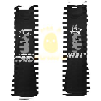 Funny Potato Costume Cute Kawaii Style Smiling Im A Potato Unisex Tank Top | Mazezy