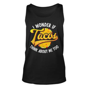 Funny Taco Taco Lover Mexican Food Lover Unisex Tank Top | Mazezy