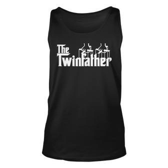 Funny Twin Dad Fathers Day Gift Twinfather T Shirt For Men Unisex Tank Top | Mazezy